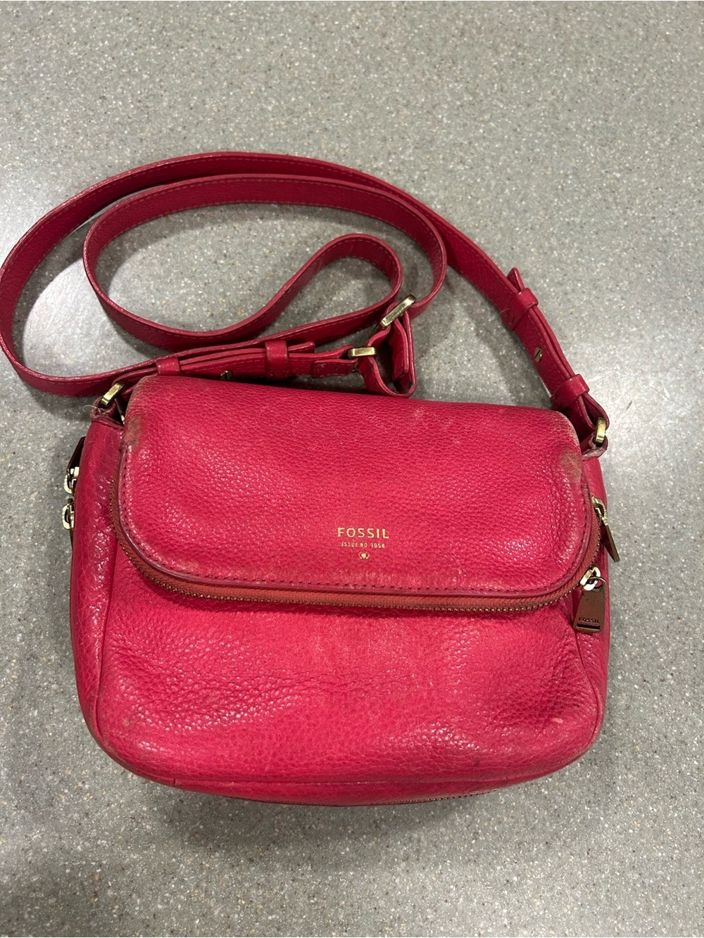 Fossil small Preston Crossbody Bag in Pink